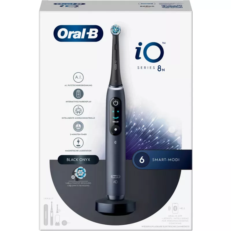 Escova de dentes elétrica Braun 408567 adulto escova de dentes vibratória preta