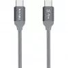 Cabo USB Nevox 1654 USB 2.0 2 m USB C cinzento prateado