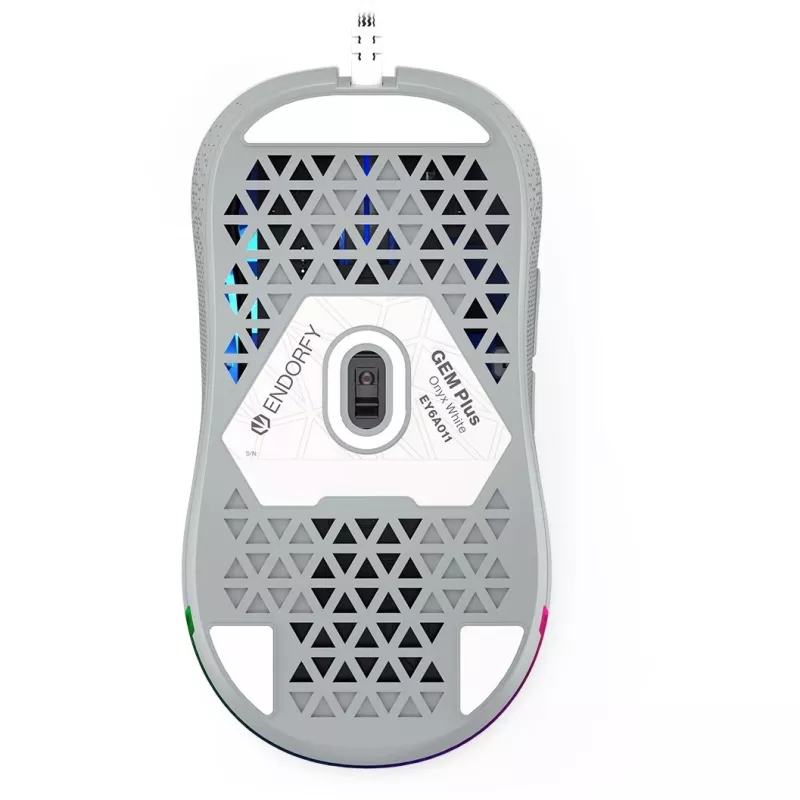 ENDORFY GEM Plus Onyx branco rato gaming destro USB Type-C ótico 19000 DPI