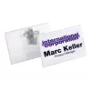 Durable PVC Combi Clip Placa de Nome Durable 8101-19