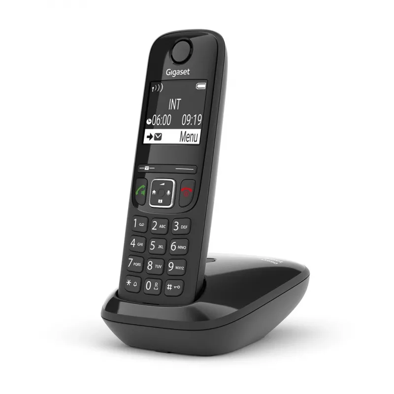 Telefone analógico/DECT Gigaset AS690 identificação de chamadas auscultador sem fios preto