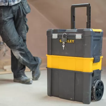 Stanley Essential Tool mala rígida plástico cinzento, amarelo