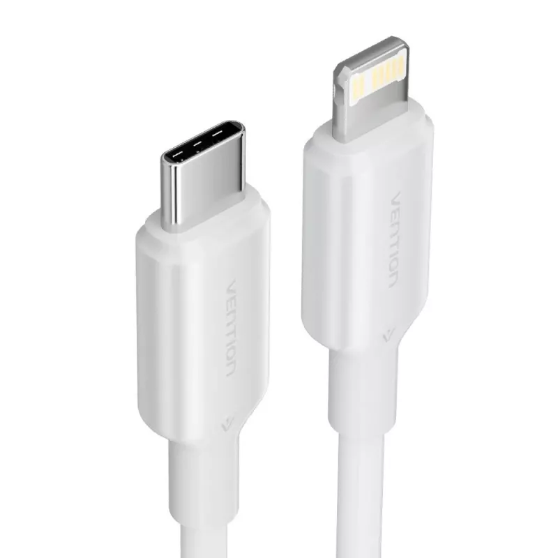 Cabo USB-C para Lightning 3A 480 Mbit/s 1 m BRANCO