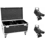 Conjunto de luzes LED EUROLITE THA-250F 2x com mala de transporte