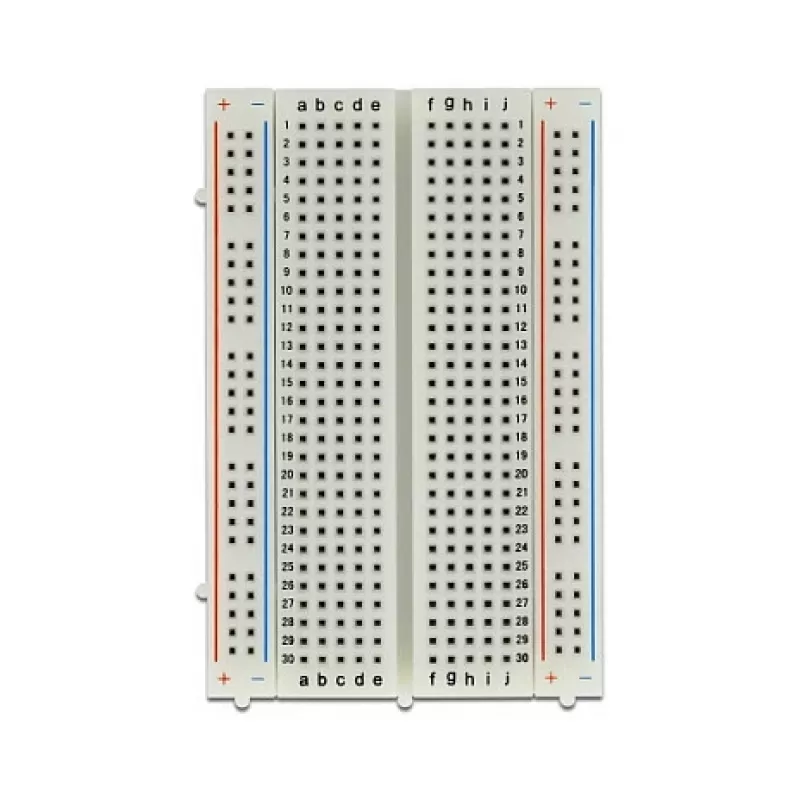 Breadboard DELOCK 18315 — plástico branco, 54 × 84 × 9 mm