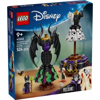 LEGO DISNEY 43262 Vestidos da Maléfica e da Cruella de Vil