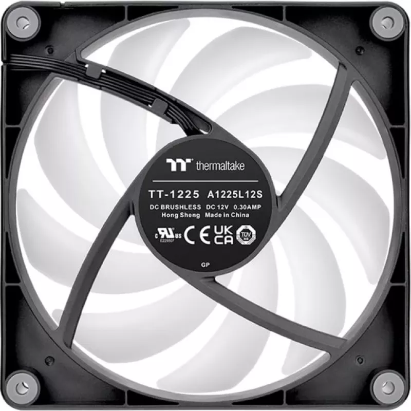 Thermaltake CT120 Reverse ARGB Ventoinha para Caixa 120mm, Pack de 2, Preto