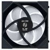 Ventoinha de caixa Lian Li UNI FAN SL-INF Wireless ARGB PWM Reverse Blade 140 mm preta