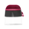 Picadora manual JATA HMAQ4508 preto rosa lâmina de aço inoxidável