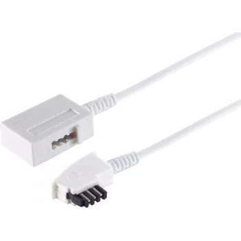 Extensão telefónica ShiverPeaks 70215-W ficha TAE F