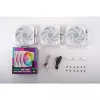 COOLER MASTER Mobius 120P ARGB 120mm branco pack de 3