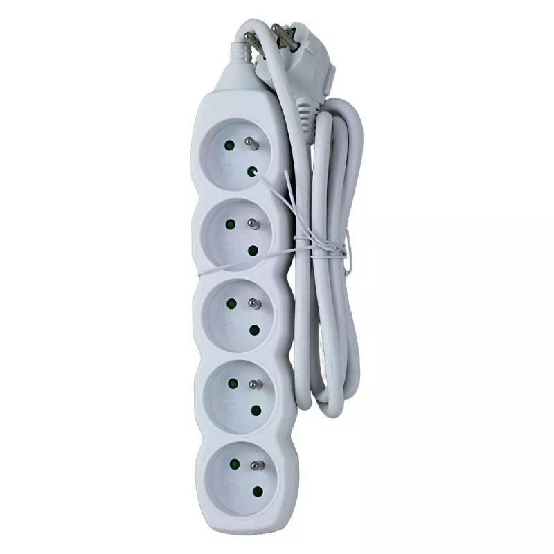 Extensão elétrica ESPERANZA ELK207W — cabo de 1,5 m, 5 tomadas tipo E, interior, 220–250 V