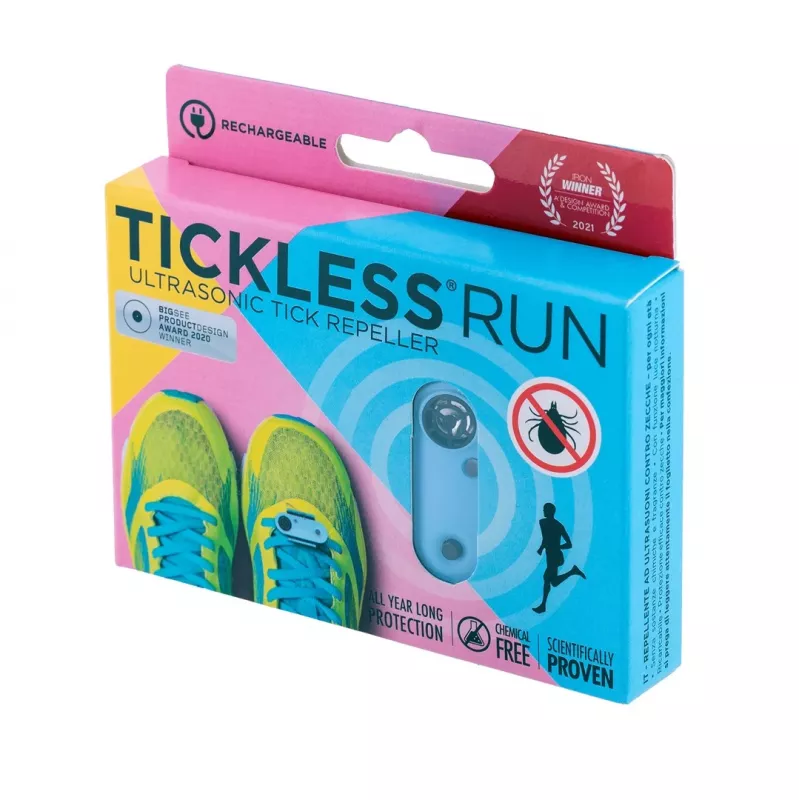 Repelente de carraças Tickless Run azul para pessoas