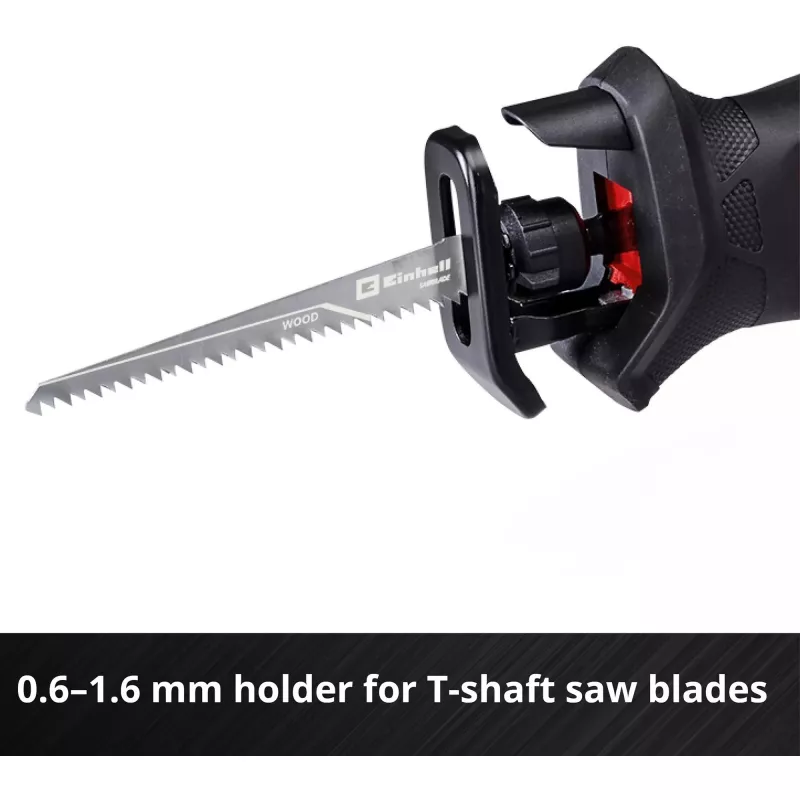 Serra sabre Einhell TE-AP 18/13 Li-Solo 3000 spm preto vermelho