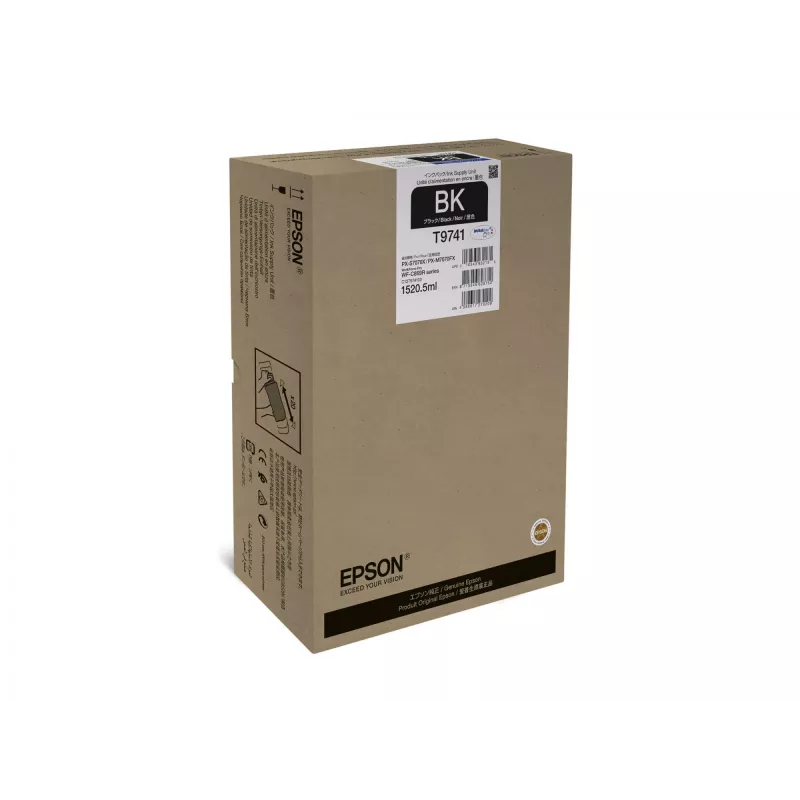 Unidade de tinta Epson WorkForce Pro WF-C869R preto unidade de tinta original de alto rendimento