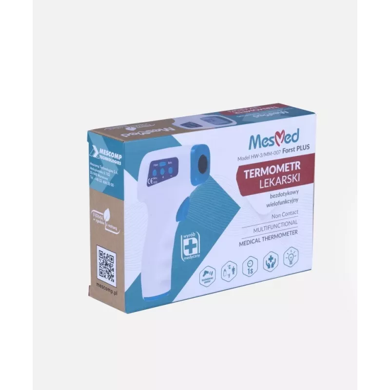 Termómetro médico digital Mesmed MM-007 Forst Plus com medição rápida e visor digital