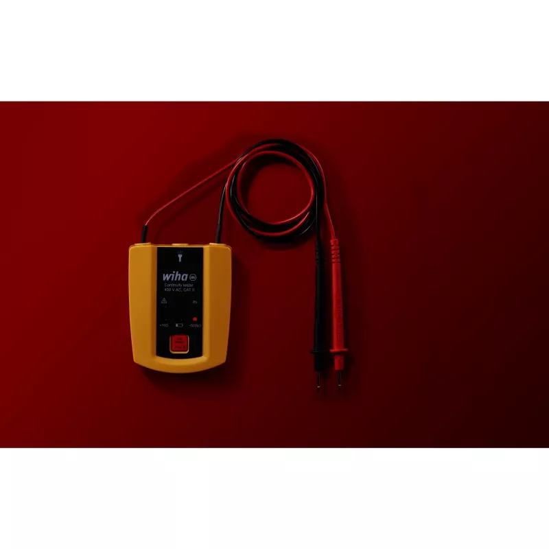 Testador de continuidade 45222, até 400 V AC, CAT II, aparelho de medição amarelo/preto