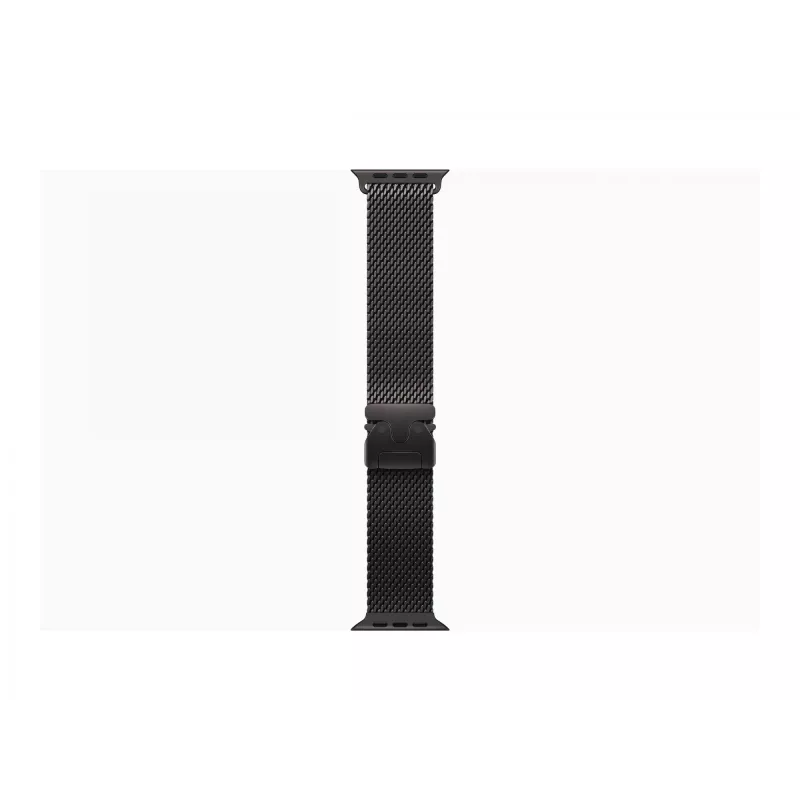 Apple Watch Ultra 2 GPS + Cellular 49mm Caixa de titânio preto com bracelete Milanese de titânio preto - M
