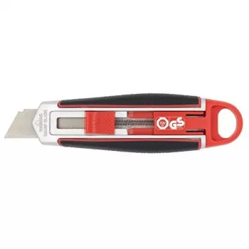 X-ato WEDO 78 830 com lâmina retrátil, punho ergonómico, 1 unid., preto/vermelho/prateado