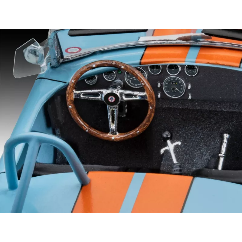 Automóvel de plástico para montagem 65 Shelby Cobra 427 1/24