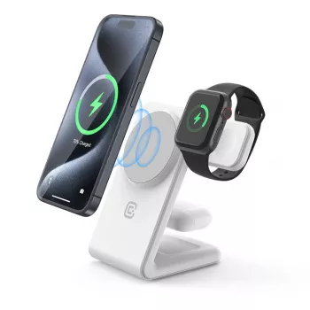 Carregador sem fios 3-em-1 MagSafe para iPhone, Apple Watch e AirPods Crong