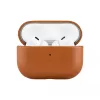 Fixed | Estojo para auriculares com suporte MagSafe | Apple AirPods Pro 2/Pro 2 (USB-C) | Castanho | Pele