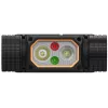 Lanterna de cabeça Duracell DH2000R caixa de oferta – lanterna de cabeça recarregável compacta preta/laranja