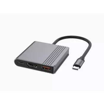Adaptador I/O USB-C para HDMI/USB3/3IN1 A-CM-COMBO3-05 GEMBIRD