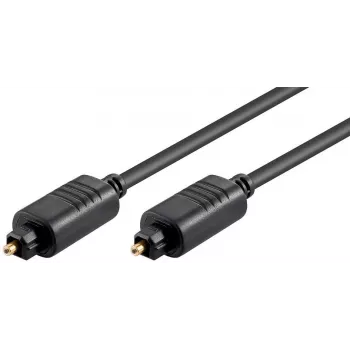 Cabo de áudio Microconnect TT610BKAD 1 m TOSLINK Preto