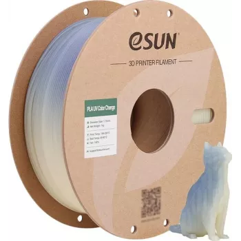 PLA UV 1,75mm azul 1kg ESUN 3D FILAMENT (PLA-UV CC175UV-U1P1)