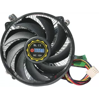 Dissipador de CPU Titan DC-HA21TZ/RPW para Intel socket LGA1700, design low-profile (95W) (DC-HA21TZ/RPW)