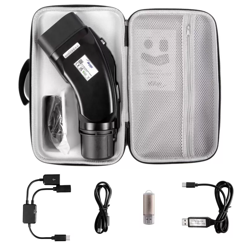 Akyga AK-SC-E20 adaptador de carregamento DC CCS2 para GB/T 1000V 250A preto