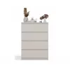 Cómoda Top e Shop MALWA M4, 4 gavetas, caxemira, 700×970×400 mm, laminado