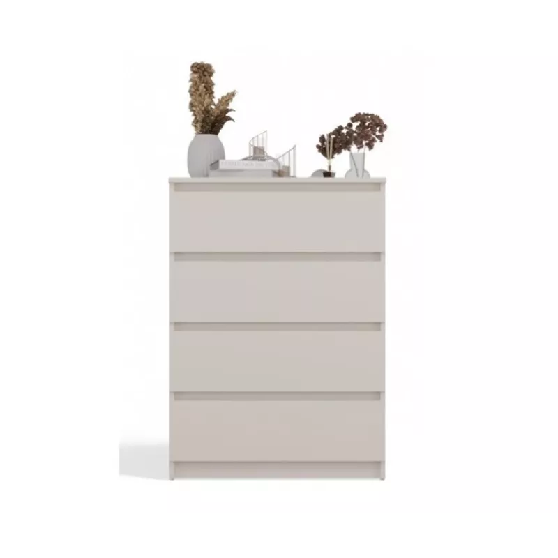 Cómoda Top e Shop MALWA M4, 4 gavetas, caxemira, 700×970×400 mm, laminado