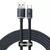 Cabo Baseus Crystal Shine USB para USB-C, 100W, 2m (preto)