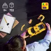 LEGO Technic Corvette Stingray 42205 modelo conversível e coupé 2-em-1, 732 peças, 80×270×140 mm