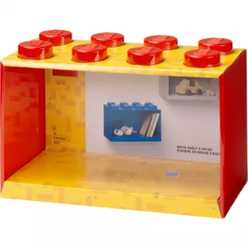 Room Copenhagen LEGO Brick Shelf 8 Prateleira 41151730 (Vermelha)