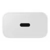 Carregador rápido USB AC Samsung EP-T2510 25W branco, USB-C, PPS, Super Fast Charging
