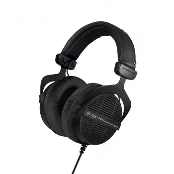Auscultadores de estúdio Beyerdynamic DT 990 PRO — com fios, fechados, circumaurais, 250 Ω, cabo de 3 m, preto
