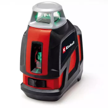 EINHELL TE-LL 360 G laser de linhas cruzadas com linhas laser verdes e vermelhas, preto — modelo 2270119