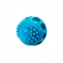 Brinquedo para cães Hilton Squeak Ball 6,3 cm – bola com guincho de borracha, 1 unid., azul, para todas as raças