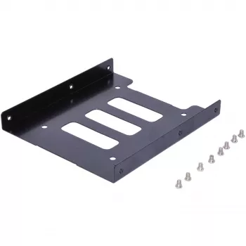 Moldura de montagem ultron Interna 1x2.5 SSD/HDD metal preto (377213)