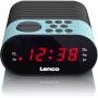Rádio-relógio Lenco CR-07 preto azul