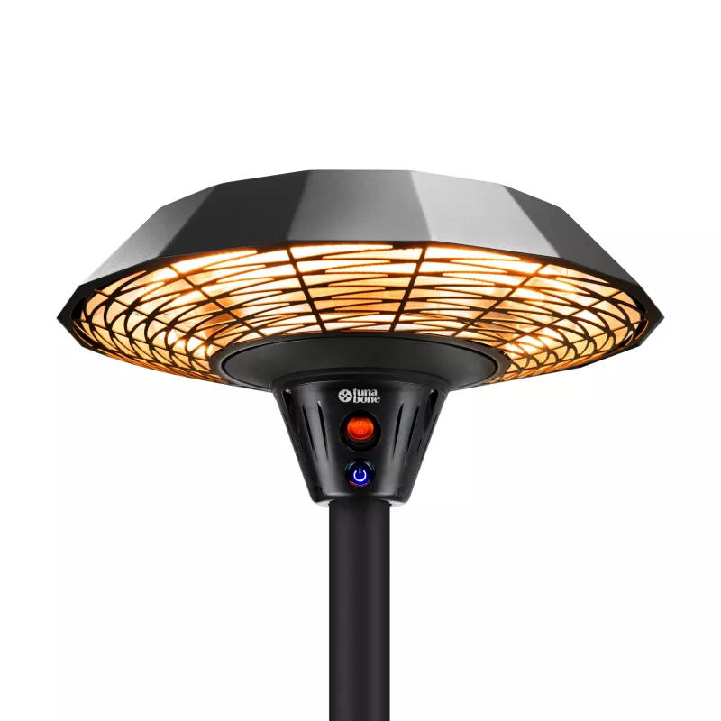Aquecedor infravermelho elétrico de pé TARGUS TB2068S-01, 2000 W, 3 níveis de potência, IP45, para até 20 m²