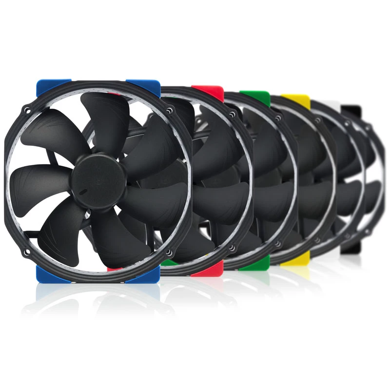 Ventoinha de caixa de computador Noctua NF-A15 HS-PWM chromax.preto.swap 150 mm, PWM, 300–1500 RPM, 140,2 m³/h, 24,6 dB