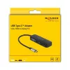 Adaptador DeLOCK USB Type-C para VGA HDMI DisplayPort 4K 60 Hz