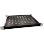 Prateleira de rack LOGON RAS100BL preto capacidade 50 kg 465x345x25 mm