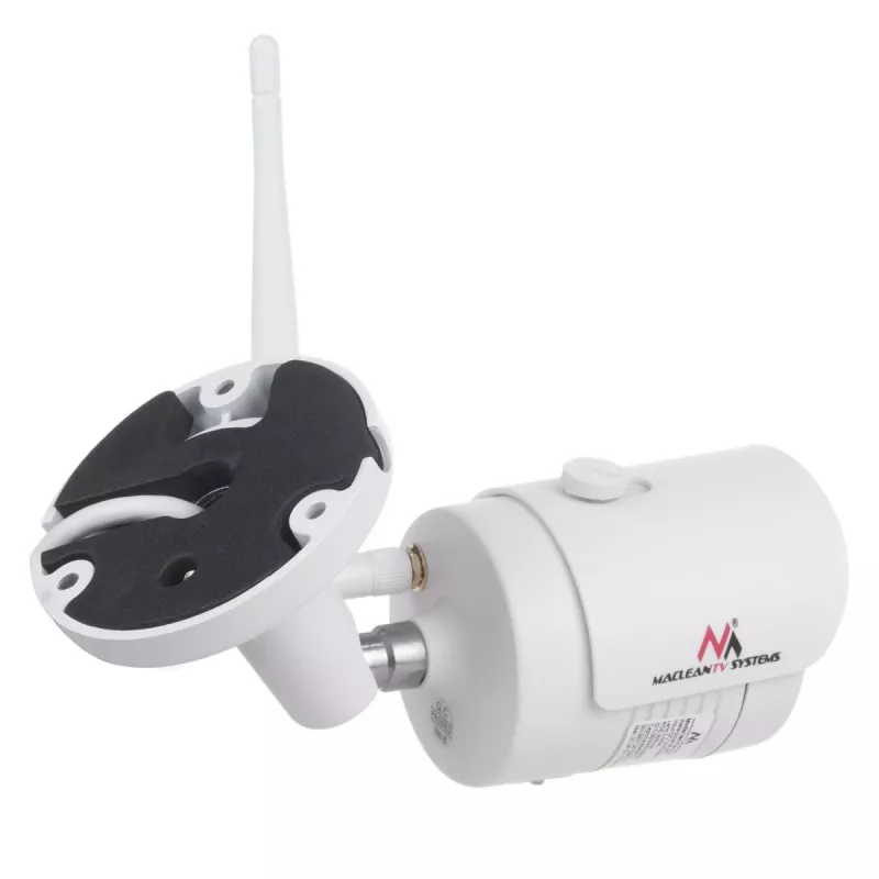 Câmara IP Maclean IPC WiFi 5MPx exterior, sirene, CMOS 1/2.5, H.264/H.264+/H.265/H.265+/JPEG/AVI, Onvif, MCTV-516