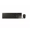 Teclado CHERRY DW 9100 fino com rato incluído universal RF sem fios + Bluetooth AZERTY francês preto