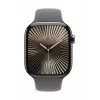 Watch Series 10 GPS + Cellular 46 mm caixa de titânio natural com pulseira desportiva Stone Grey - S/M